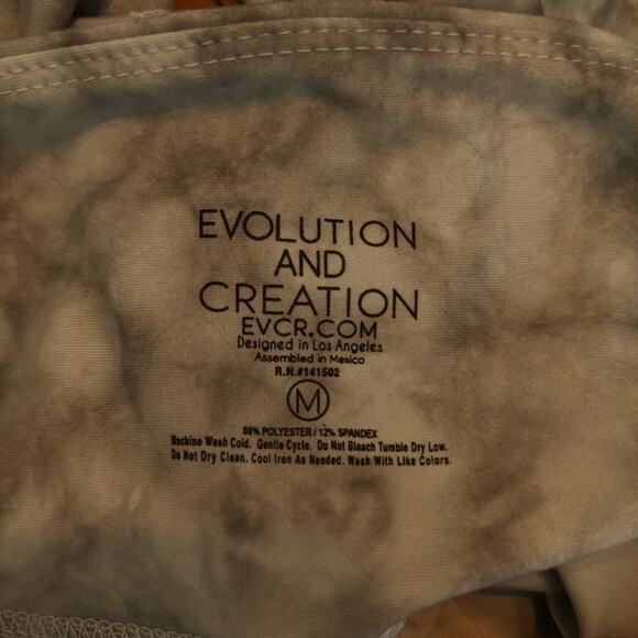 Evolution & Creation Marble Dye High Rise Yoga Leggings Size M - Picture 5 of 5